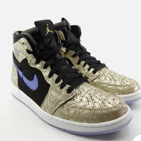 Jordan 1 High Zoom Air CMFT Gold Laser Men’s size 13 - Picture 6 of 13